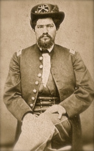 An unidentified officer of the 11th Illinois Cavalry